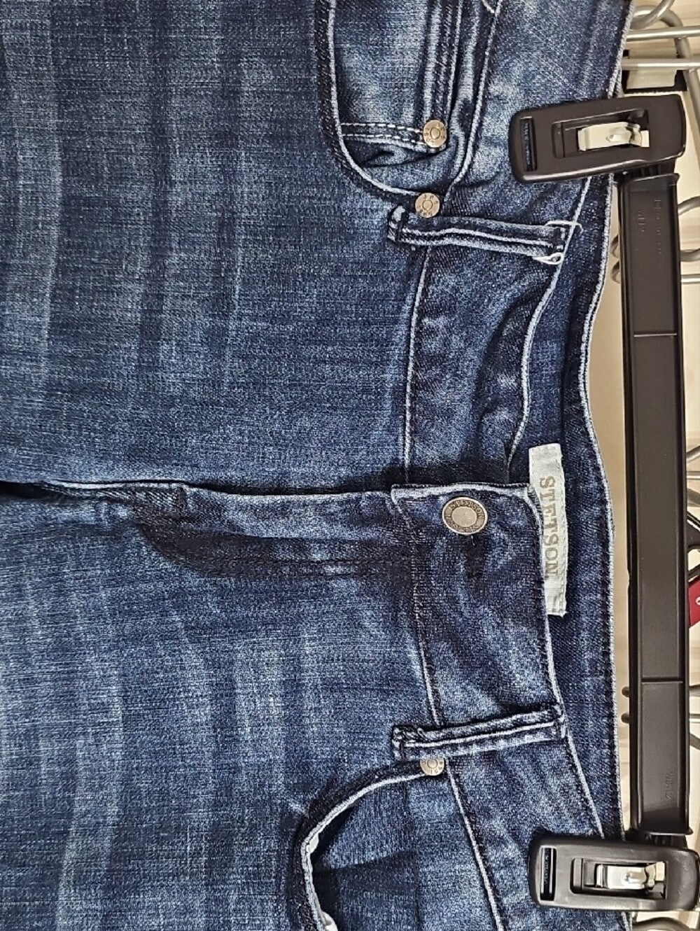 Stetson Dark Blue Flared Women's Jeans - Picture 2 of 6
